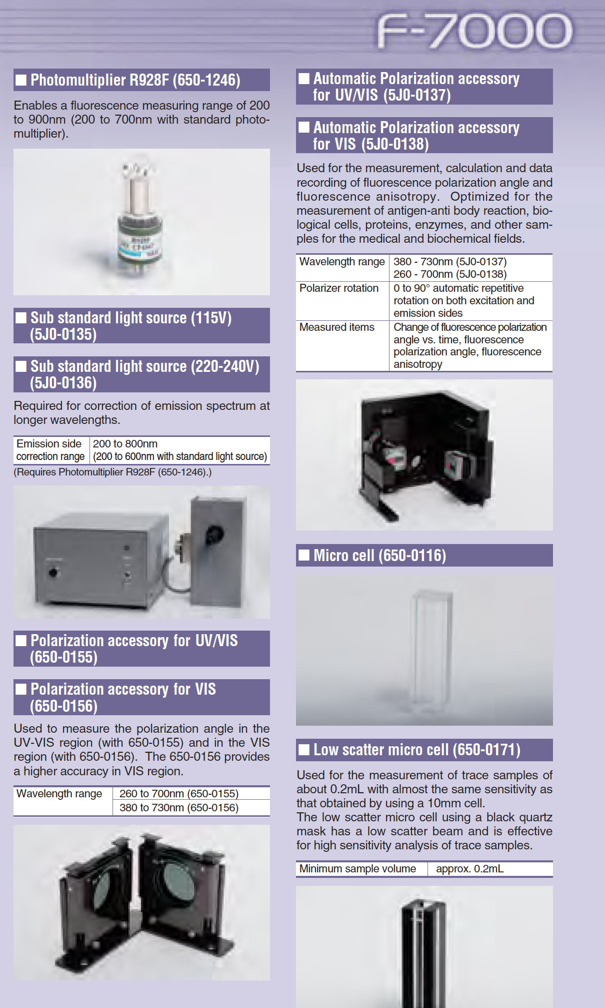 Hitachi F7000 Hitachi F‐7000 Fluorescence Spectrophotometer