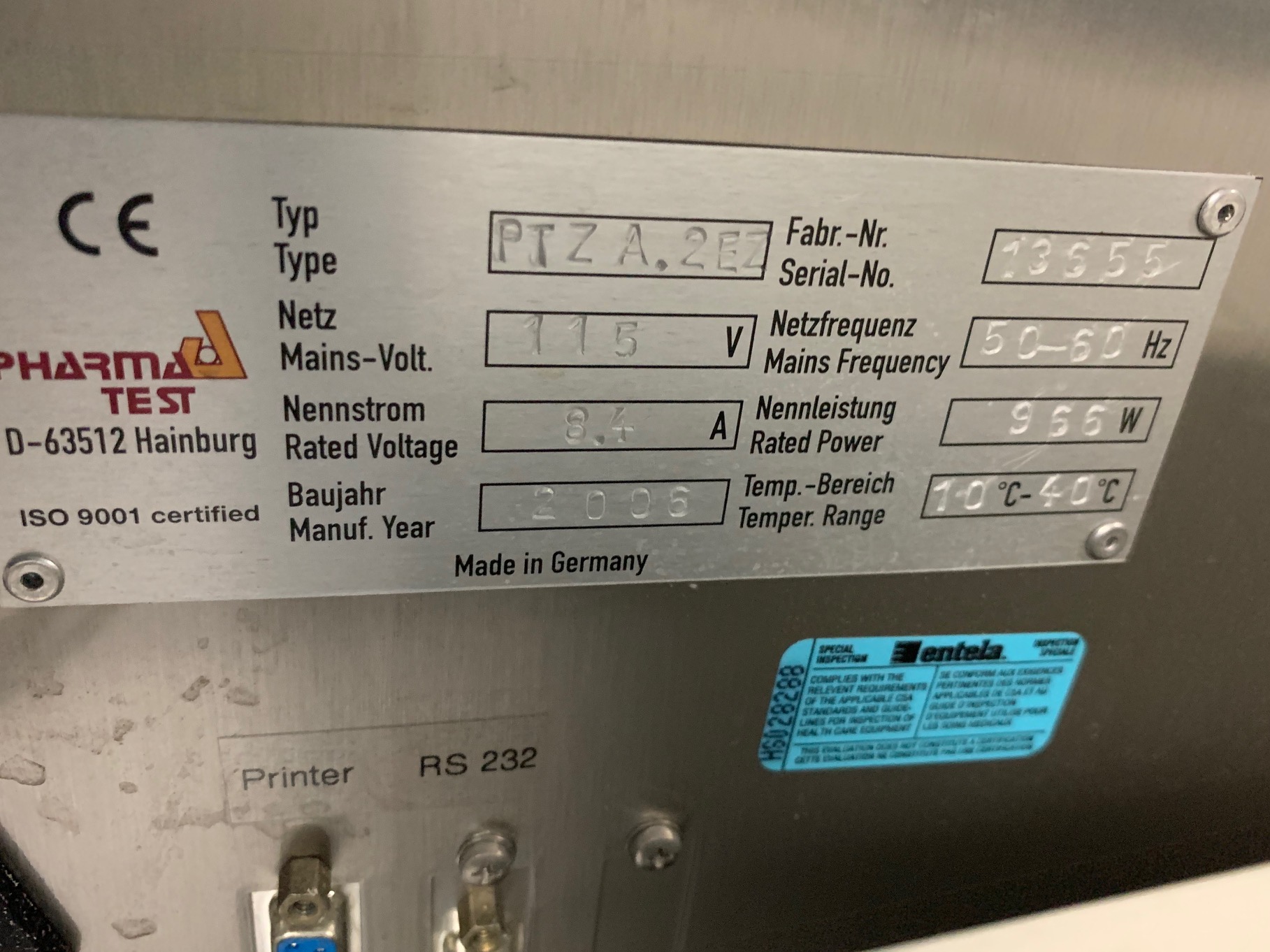 Pharma Test PT2A.2EZ System