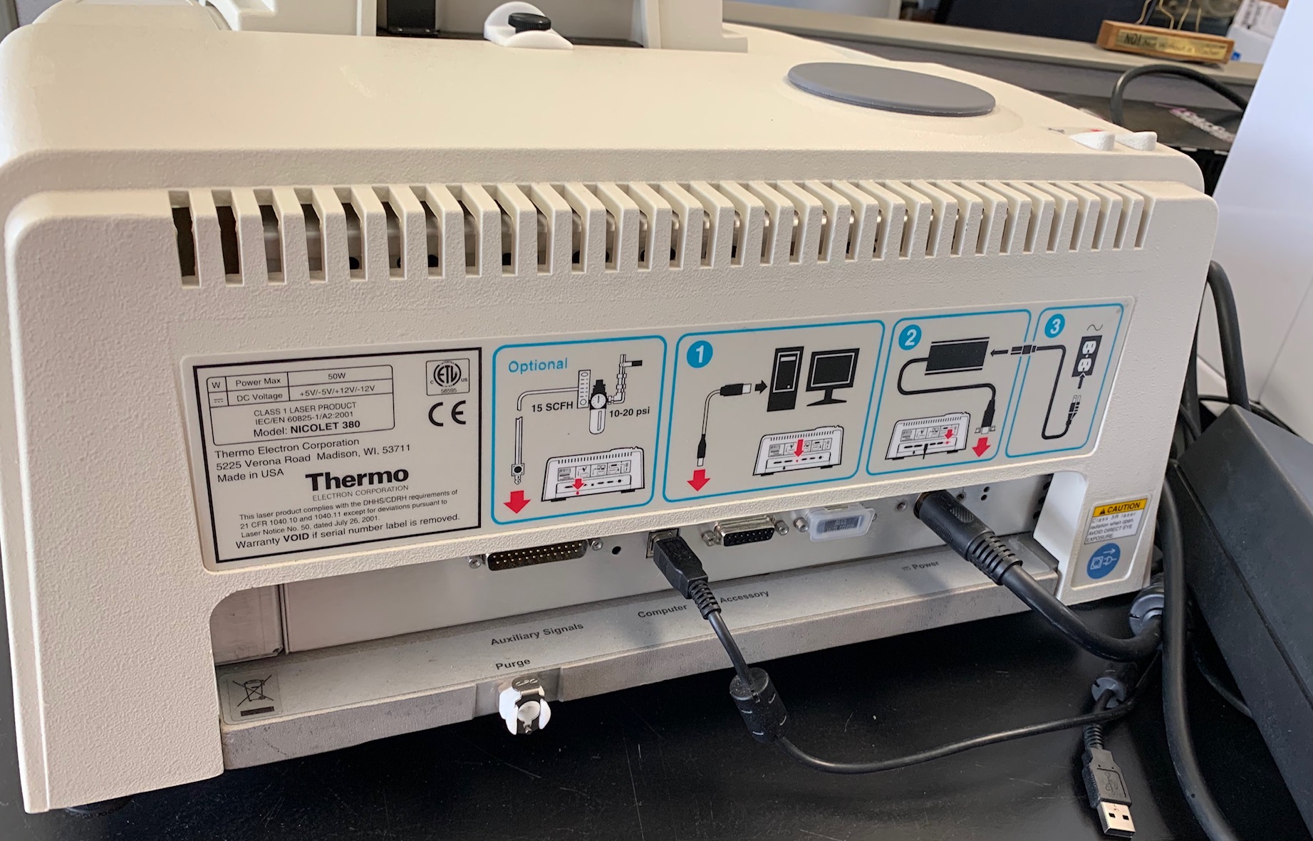 Thermo 380 FTIR Thermo Nicolet 380