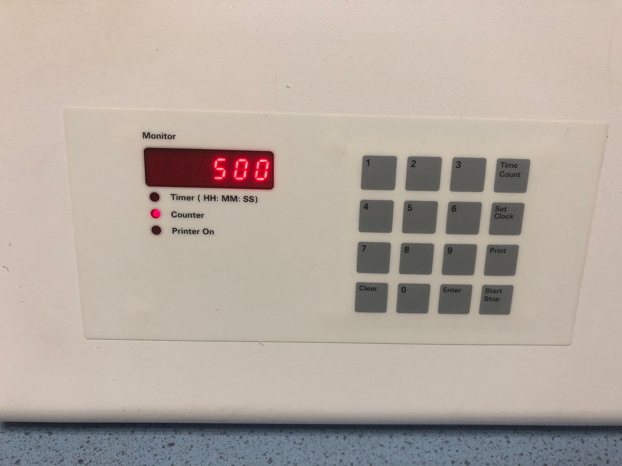 Agilent Technologies 350 control panel