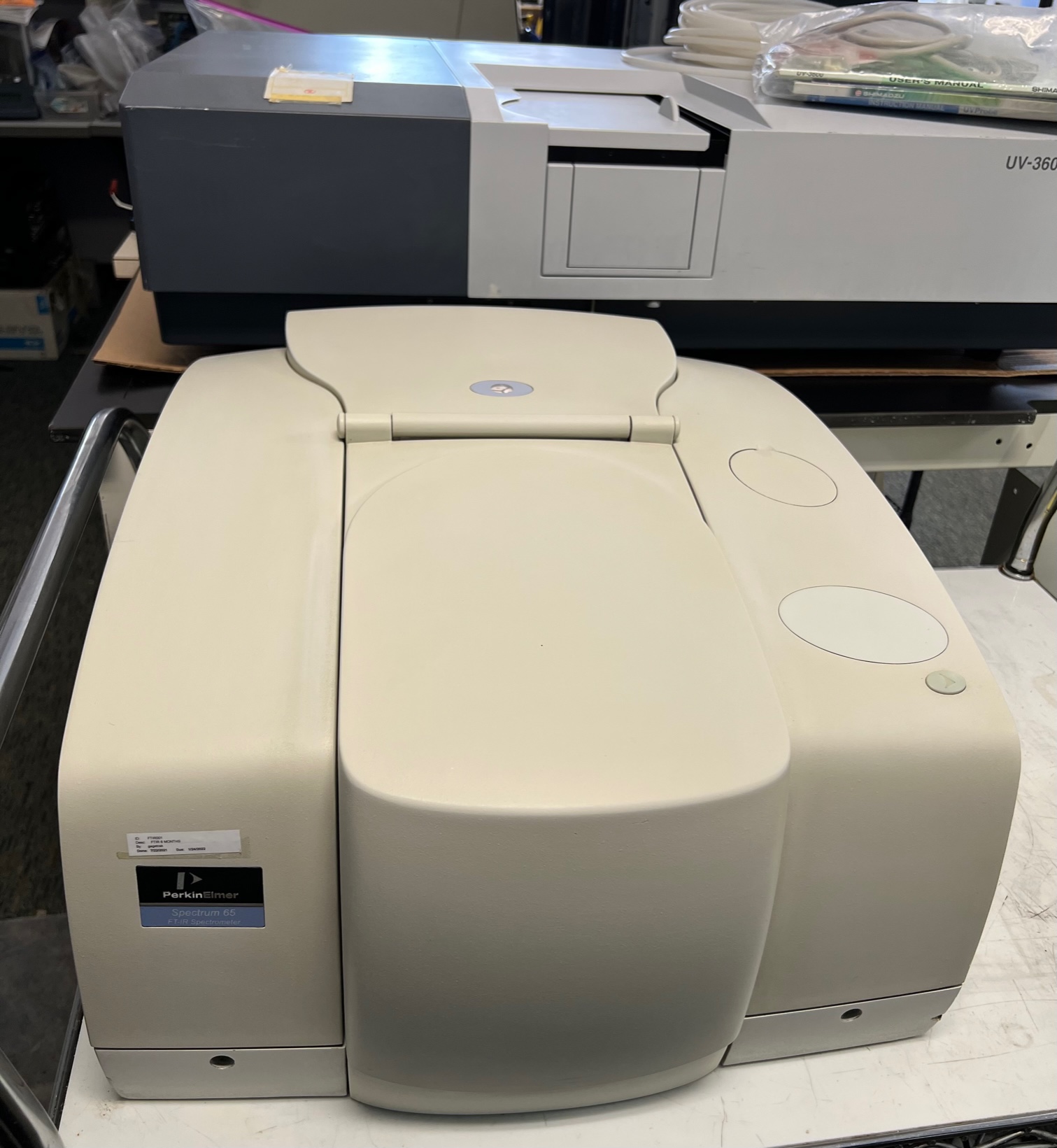 Perkin Elmer Spectrum 65 FTIR used-new laser installed