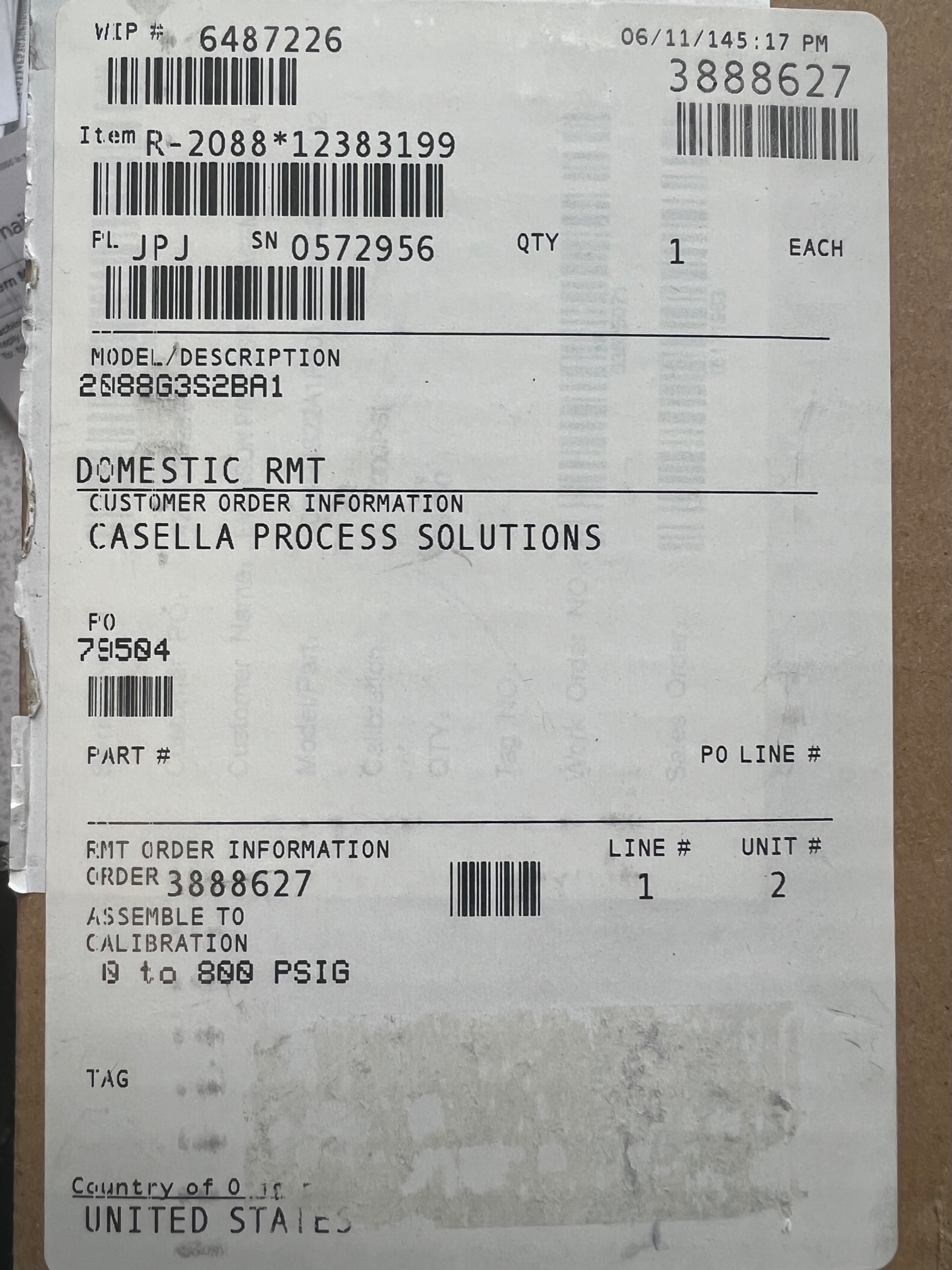 Rosemount R2088G3S2BA1 Roselount R2088 Emerson R2088G3S2BA1 Emerson
